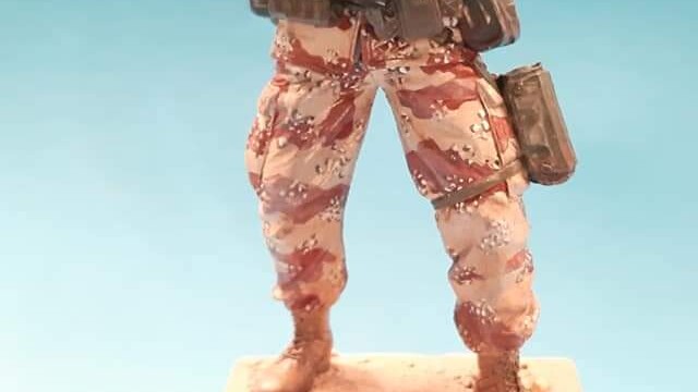 Aleš Vovk Somali machine gunner from the 10th mountain division