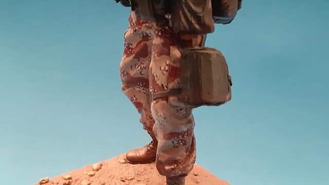 Aleš Vovk Somali machine gunner from the 10th mountain division