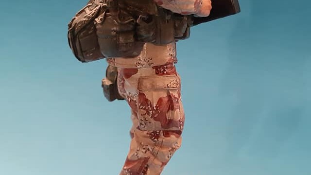Aleš Vovk Somali machine gunner from the 10th mountain division