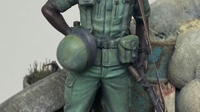 Luka Jancic African soldier